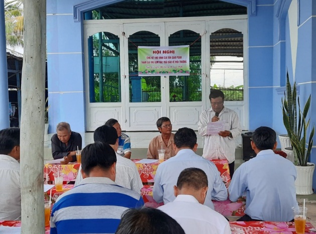 Hoa Hao Buddhist community in Dong Thap engages in environmental protection