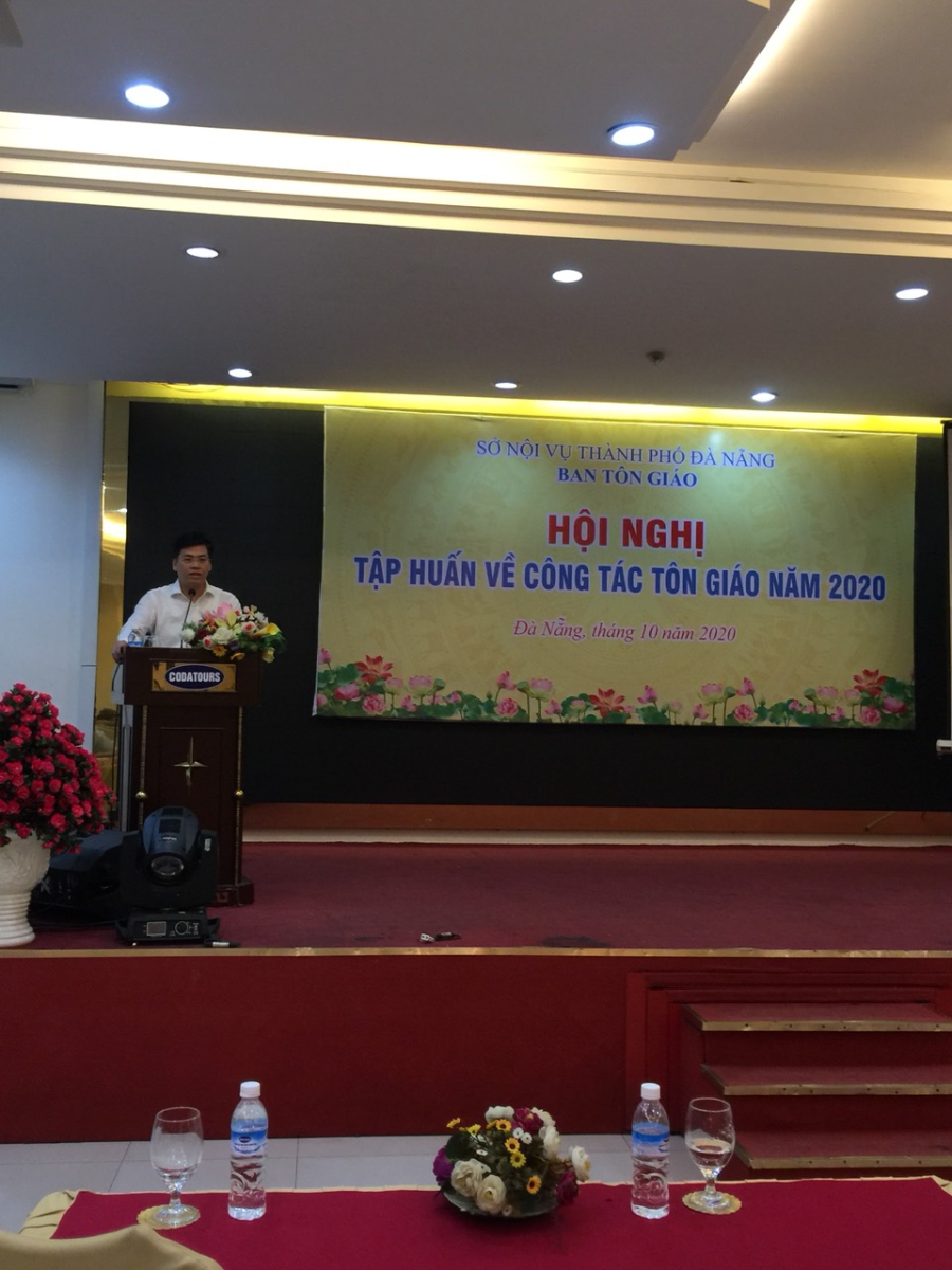 Religious committee in Da Nang holds religious affairs training 2020