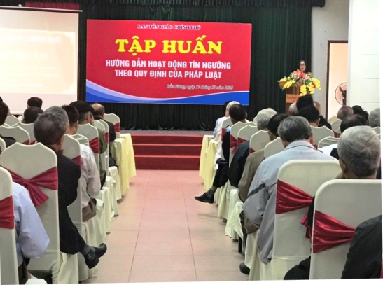 GCRA holds training on implementation of laws on folk beliefs in Bac Giang 