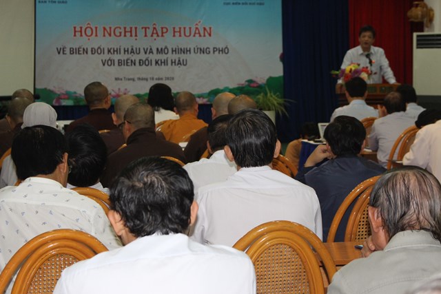  VFF holds climate change training for key religious in Khanh Hoa, Dak Lak, Phu Yen