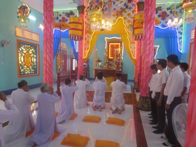 Caodai parish in Tay Ninh inaugurates Divine Mother worshipping altar