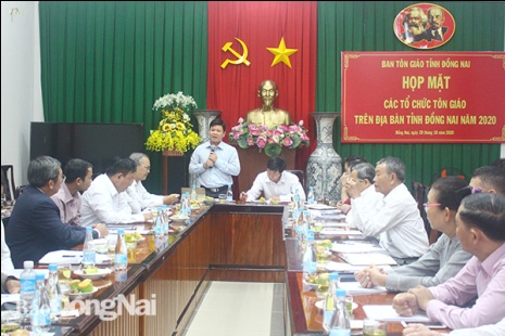 Religious committee in Dong Nai holds exchange meeting with Protestant dignitaries