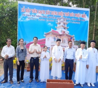 Caodai parish in Ben Tre starts reconstruction of its Divine Mother worshipping temple