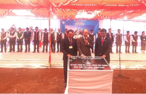 Construction of new Evangelical church started in Dak Nong