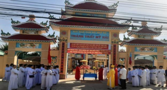 Caodai parish in Ninh Thuan starts construction of its divine goddess temple