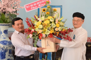 Tay Ninh authorities congratulate Caodai organizations on founding anniversary