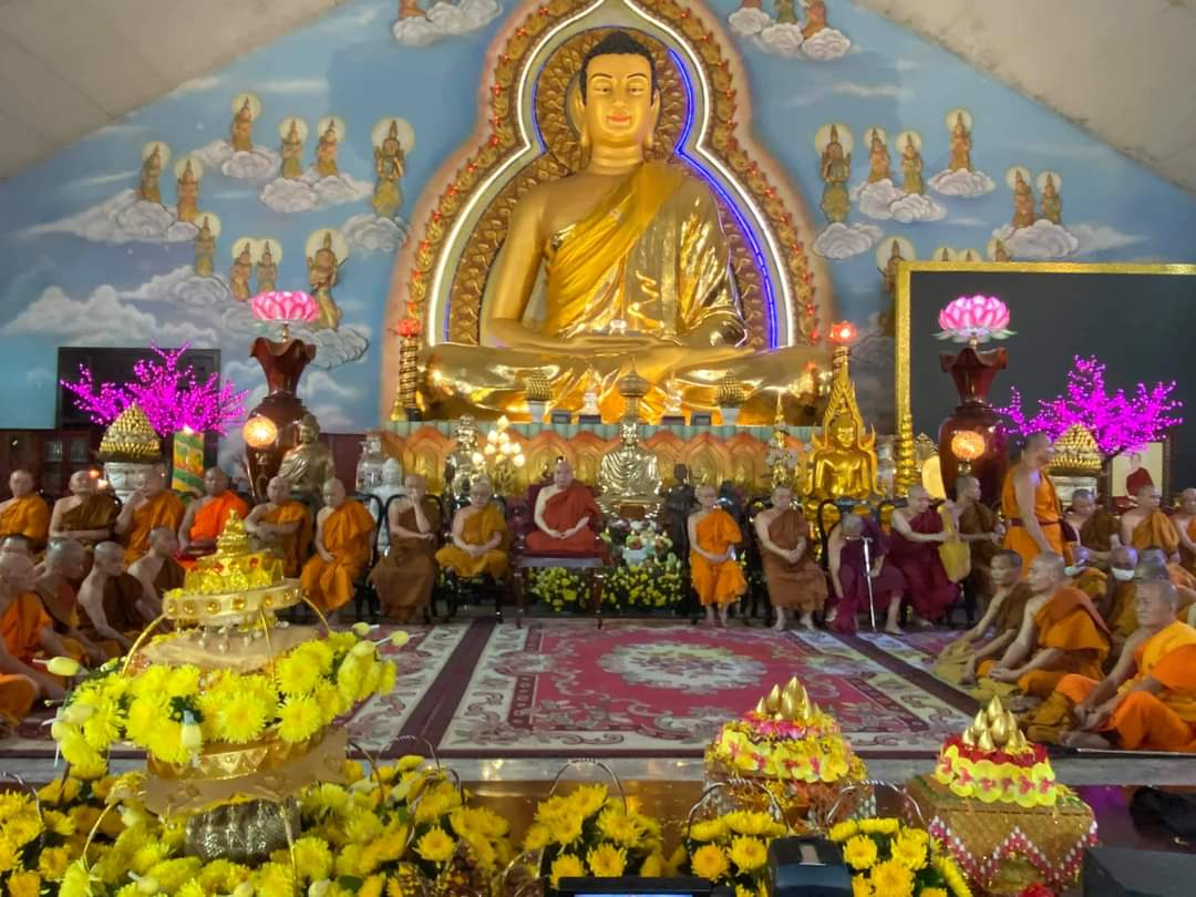 Kathina Robe offering ceremony held in Phuoc Son Monastery in Dong Nai