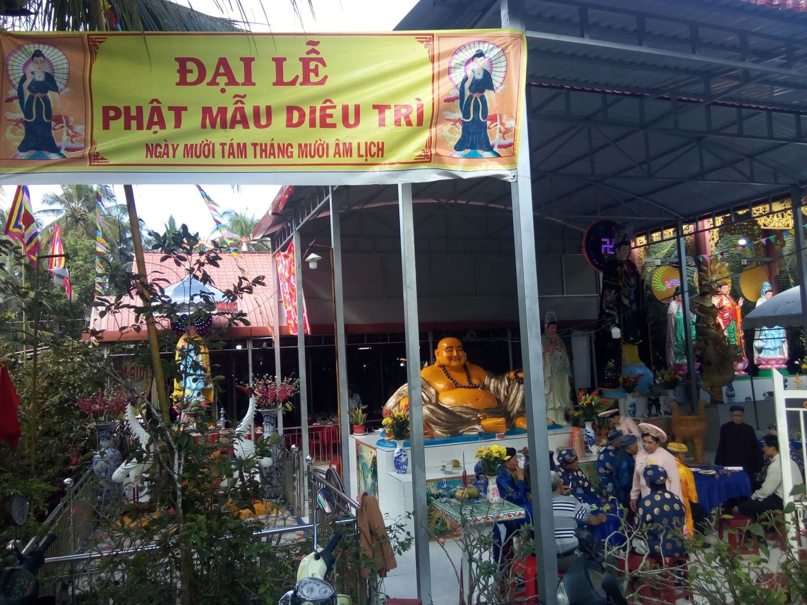 Buu Son Ky Huong pagoda in Ben Tre holds Dieu Tri Divine Goddess ceremony