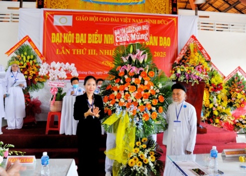 Government religious committee official attends national congress of Vietnam (Binh Duc) Caodai Church 