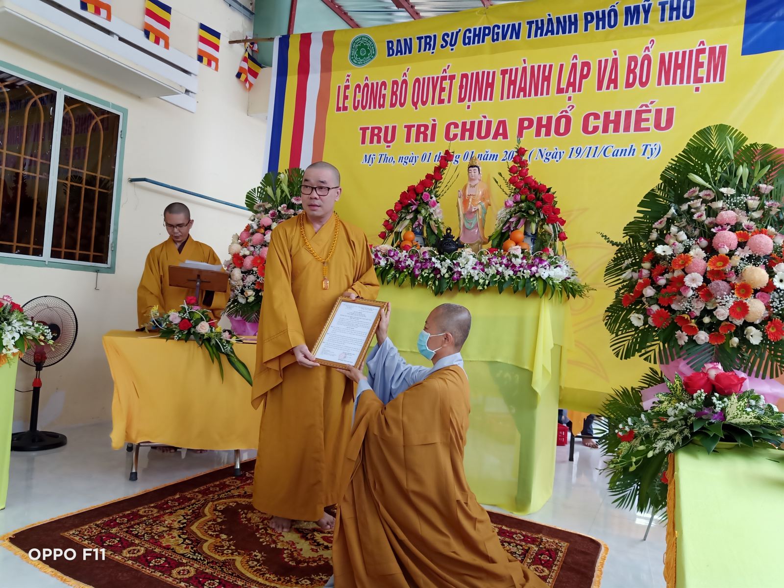 New Buddhist temple under VBS in My Tho city established