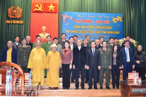  Pre-Tet meeting with religious dignitaries in Ninh Binh