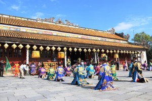 Lunar New Year’s royal ceremony reenacted in Hue citadel 