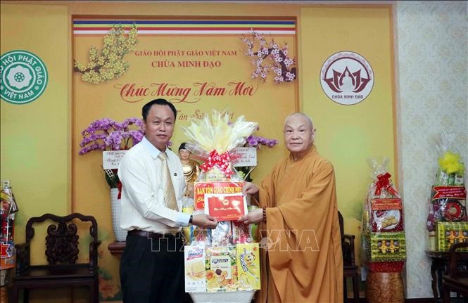 Government religious committee official extends Tet greetings to President of VBS’s Executive Council