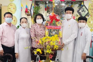 VFF in Ho Chi Minh city extends congratulation to Thuong Nguon Festive of Caodaism