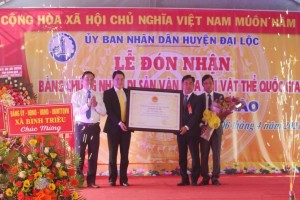 Lady Phuong Chao festival in Quang Nam receives recognition as national intangible cultural heritage