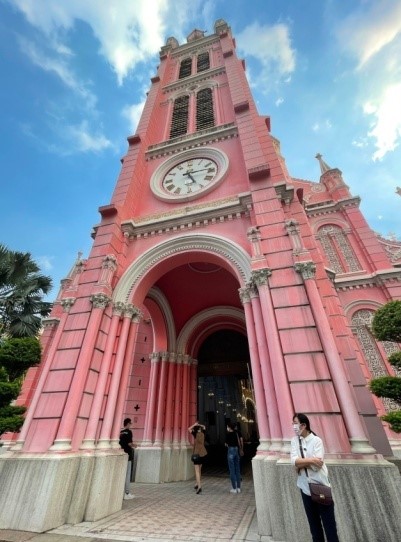 Tan Dinh Catholic church in Ho Chi Minh city