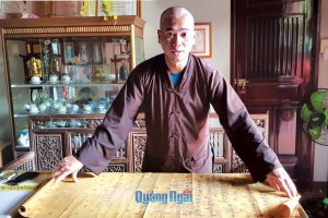 Buddhist pagoda in Quang Ngai preserves 18 ordinations from Nguyen Dynasty