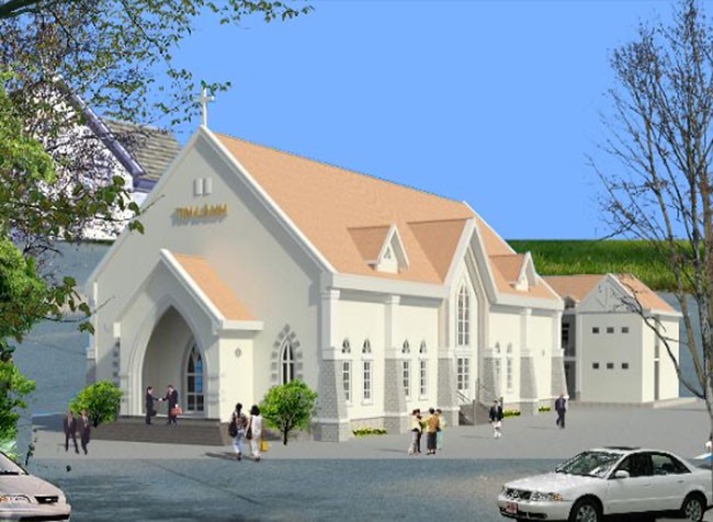 Evangelical church in Lam Dong starts construction of its new church