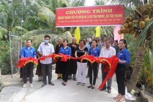 New bridge built with Buddhist support inaugurated in Ben Tre