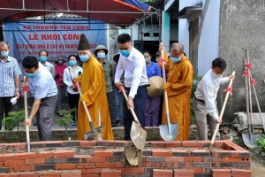 VBS chapter in Quang Ninh sponsors construction of ten charitable houses 