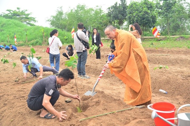  “Green Pagoda” program launched to plant new trees in worshipping places