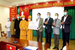 Buddhists in provinces join efforts in preventing Covid-19 pandemic