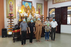 Buddhist pagoda in Tien Giang receives ashes of Covid-19 infected deaths