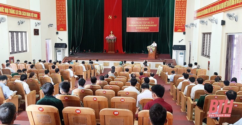 Training on mass mobilization work in Thanh Hoa province’s Muong Lat distict