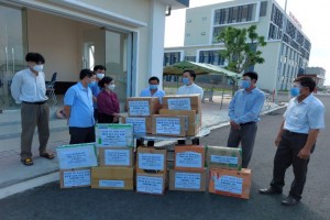 Priest Paul Nguyễn Văn Đức in Ha Tinh joins hand in Covid-19 prevention work