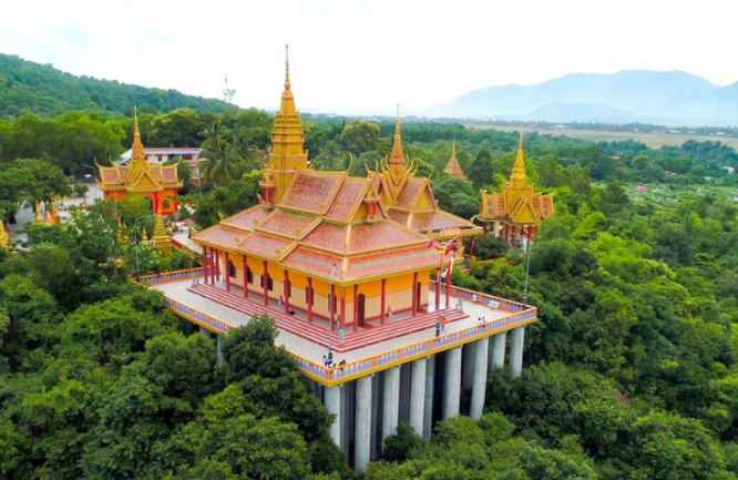 Ta Pa Khmer pagoda in An Giang