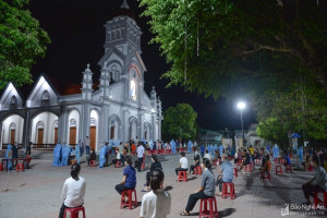 20 Catholic sisters in Nghe An engage in covid-19 testing for local community