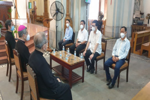 Home affairs ministry’s working group visits Ho Chi Minh city Archdiocese