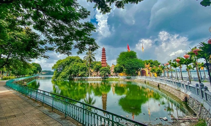 Hanoi relic sites during social distancing