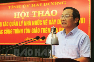 Seminar on state management on religious construction works held in Hai Duong