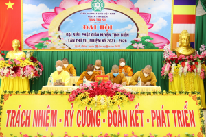  Buddhist Sangha chapter in Tinh Bien district holds 7th congress