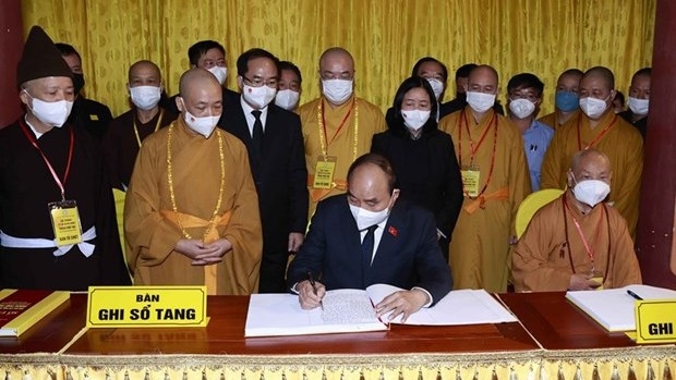 Vietnamese leaders pay tribute to Most Venerable Thích Phổ Tuệ