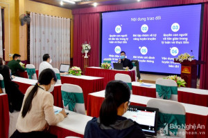  Training on religious and ethnic communication, propaganda held in Nghe An