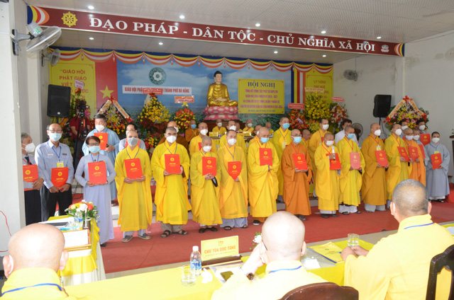 District-level VBS in Da Nang reviews Buddhist affairs in 2016-2021 tenure