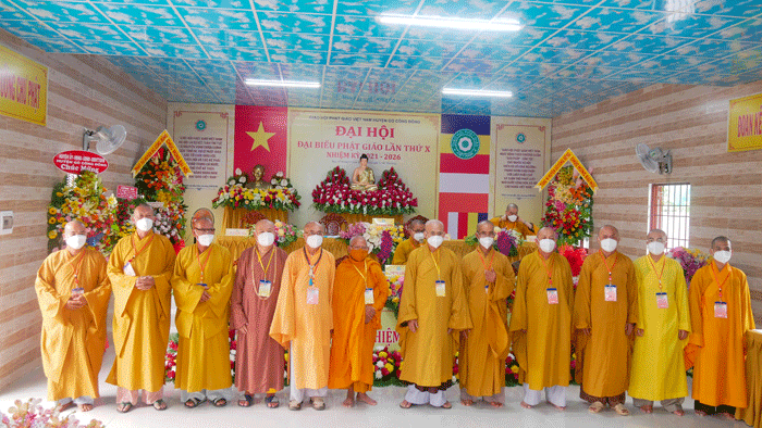  District-level congress of Buddhist Sangha in Tien Giang