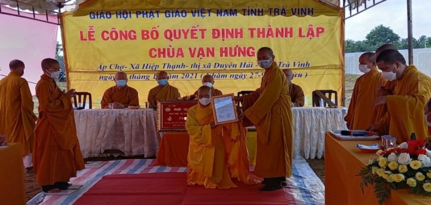 New Buddhist pagoda established in Tra Vinh