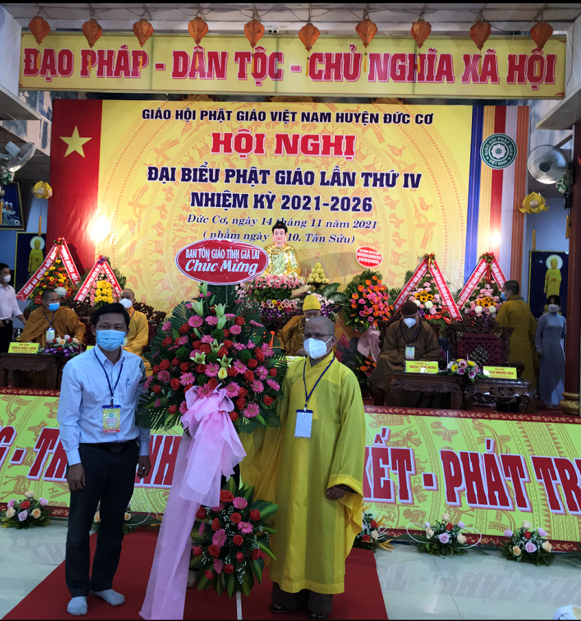 Buddhist Sangha in Duc Co district convenes 4th congress