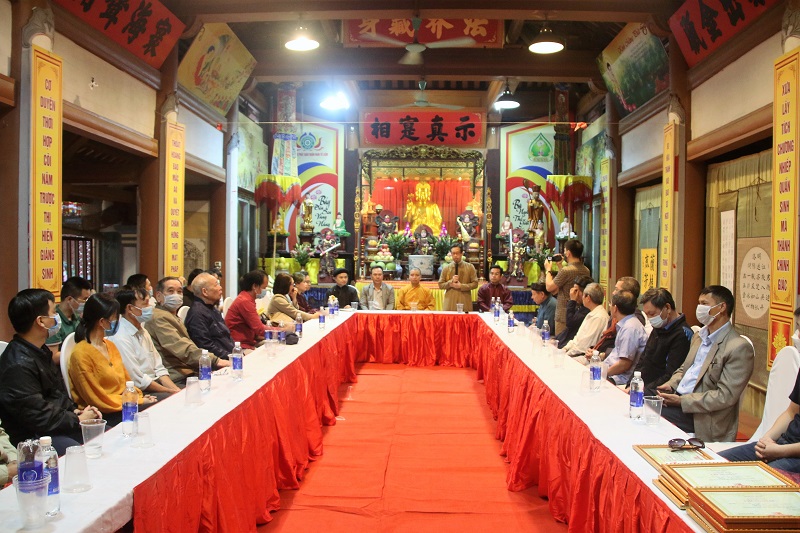 Calligraphy exhibition celebrates district congress of Buddhist Sangha in Nam Tu Liem district