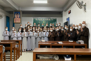  Vietnamese Teachers’ Day marked in Buddhist School in Ben Tre 