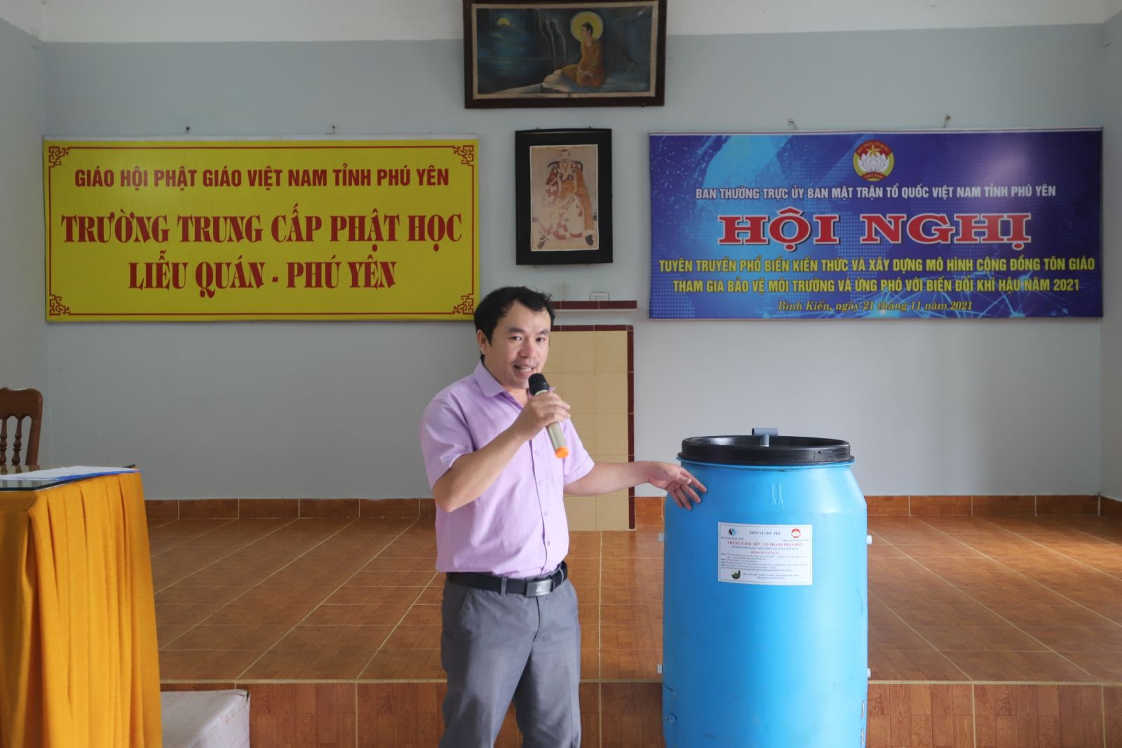 Propaganda meeting on environmental protection for Buddhists held in Phu Yen