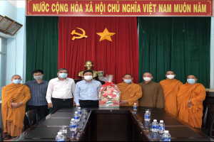 Religious Committee in Gia Lai receives Buddhist delegation