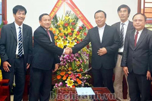 Ha Tinh provincial leader visits Vinh diocese