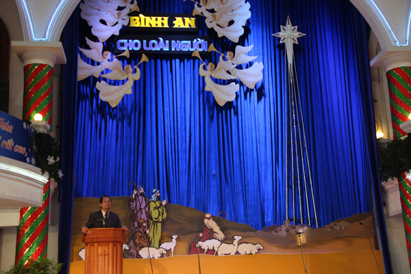  4th quarter refreshment and fellowship for Protestants held in provinces of Binh Phuoc, Dak Nong and Ho Chi Minh City