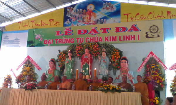 Tien Giang province: Restoration of Kim Linh 1 pagoda started