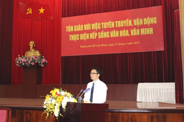 Ho Chi Minh city: Religious dignitaries attend meeting on building civilized lifestyles 