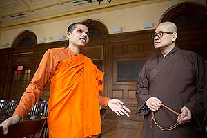 To be Buddhist monks at Harvard